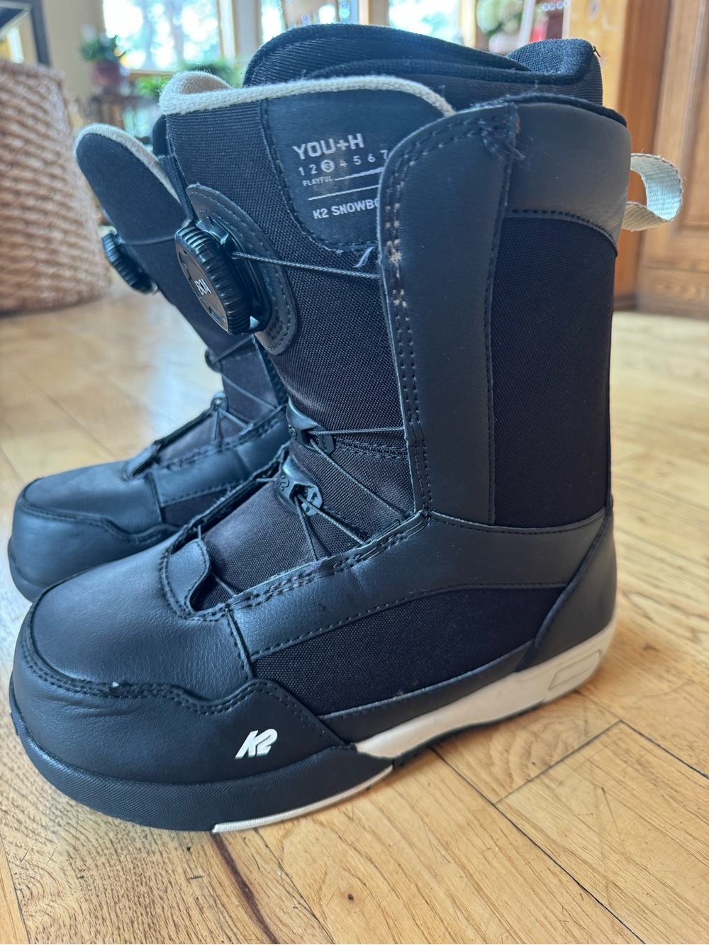 K2 Youth BOA Snowboard Boots - Black